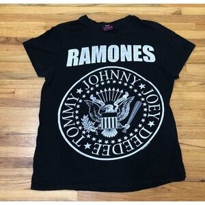 Vintage Y2k 1234 Ramones Shirt Men's Large 1234 Graphic Tee Rock Grunge Band Tee